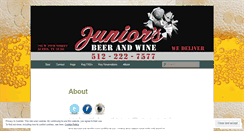 Desktop Screenshot of juniorsbeer.com